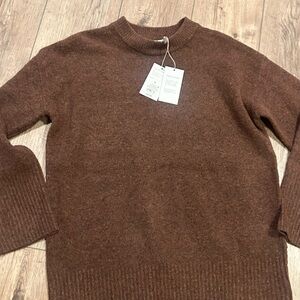 A New Day Women's Warm Brown Turtleneck Sweater